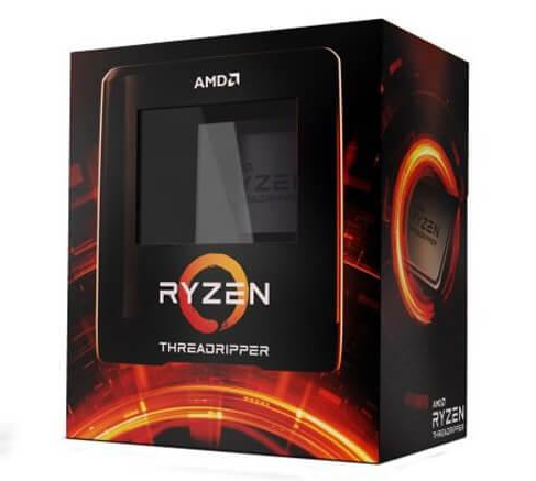 CPU AMD Ryzen Threadripper 3960X / 3.8 GHz (4.5 GHz Max boost) / 140MB Cache / 24 cores/ 48 threads / 280W / Socket TRX4 / No Integrated Graphics / (No Fan)