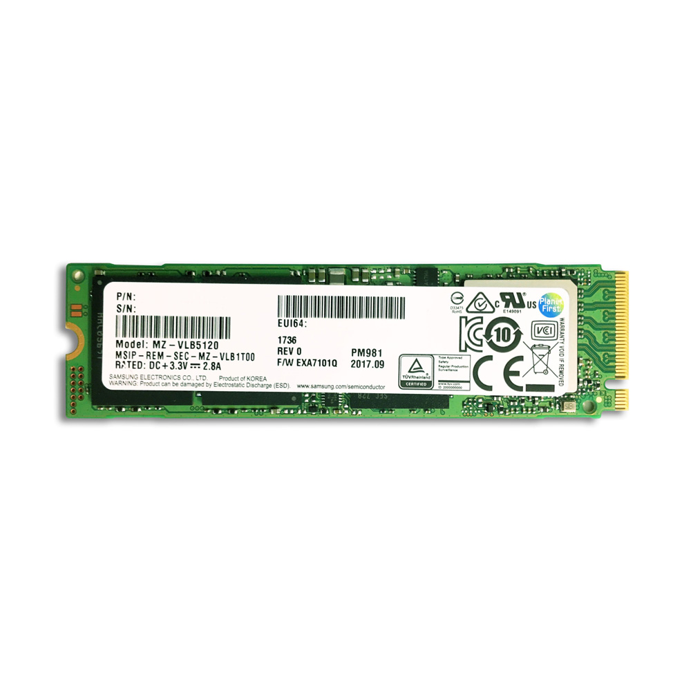 SSD Samsung NVMe PM981 M.2 PCIe Gen3 x4 512GB 