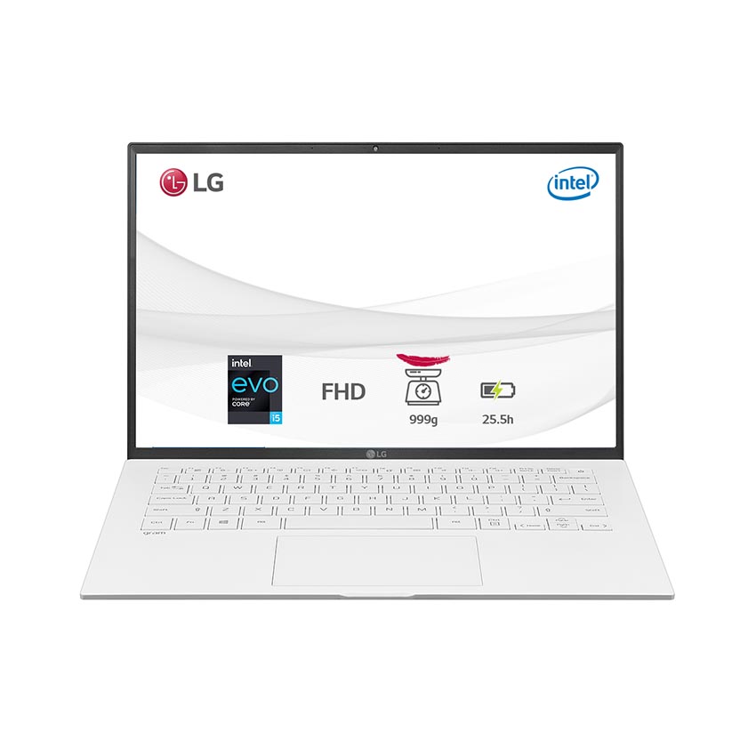 Laptop LG Gram 14ZD90P-G.AX51A5 (i5 1135G7/8GB RAM/256GB SSD/14.0 inch WUXGA/Trắng) (2021)